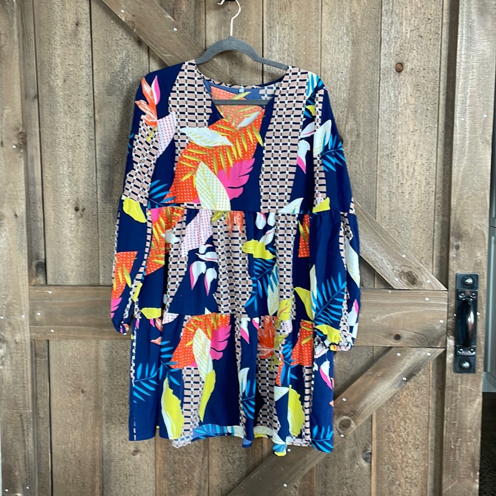 Colorful shift dress!